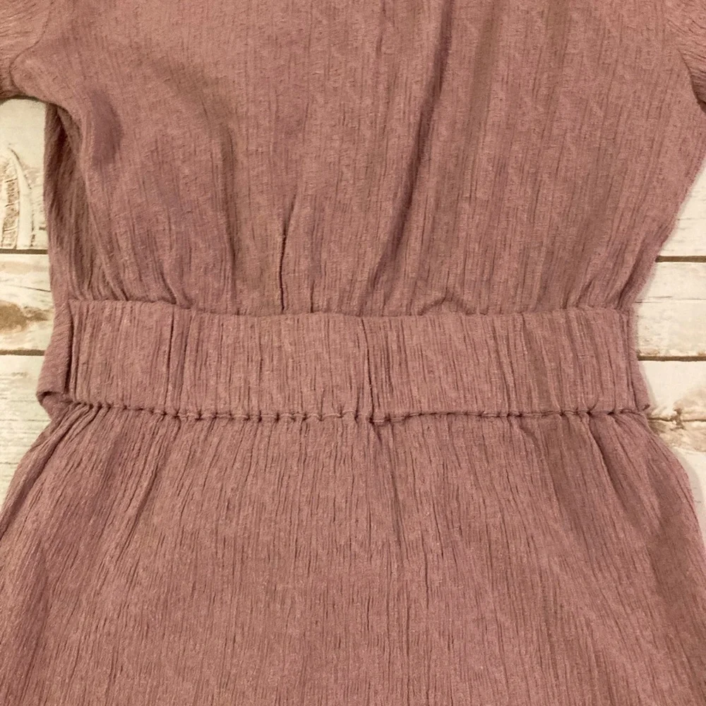Free People Purple Ash Clementine Mini Dress Endless Summer Textured Wrap XS